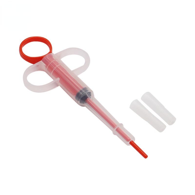 

1 шт., шприц для лекарств для домашних животных, таблетки, пистолет, дозатор, дозатор для лекарств, шприц для воды, молока, набор для кормления для собак, кошек и щенков красный