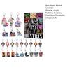Demon Hunter Advent Calendar Cartoon Anime Figures Keychains Set 24 Days Christmas Countdown Calendar Collection Gift for Fans