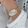 A Niche, High-end, Simple, Retro and Light Luxury Women's Watch with an Oval Dial. The Fashionable Steel Strap Is Versatile