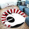 Stylish Panda Design Round Rug for Playrooms round carpet for home sofa bedroom, gift