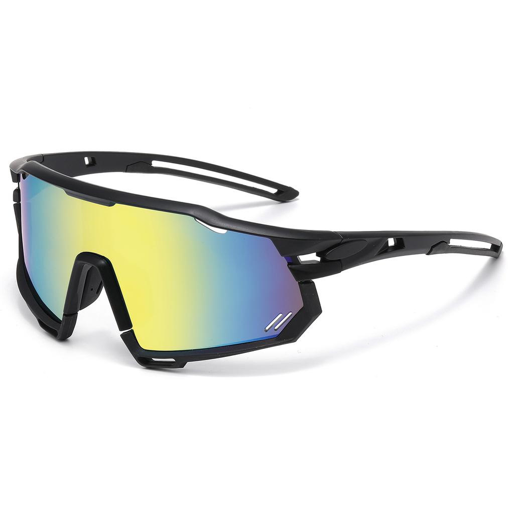 New Cross Border Cycling Sunglasses Outdoor Sports Colorful Windproof Men's Women's Large Frame Mountaineering Glasses