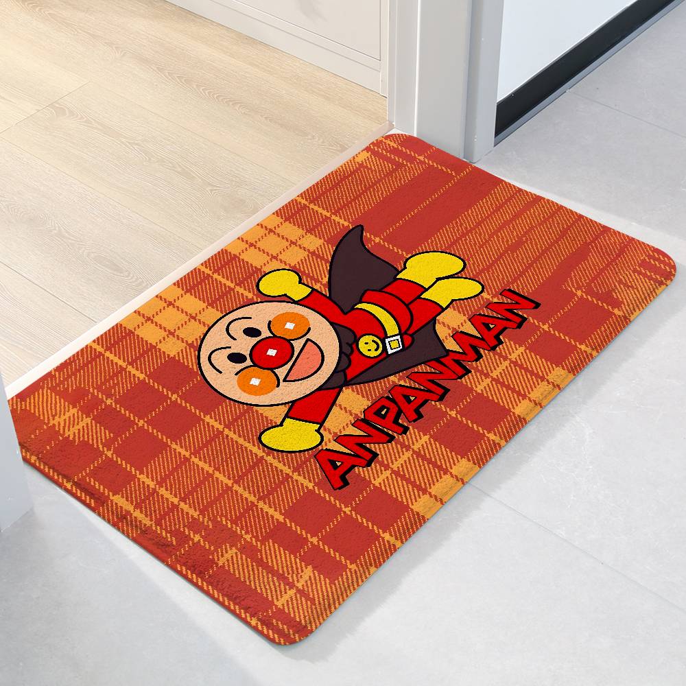 A-Anpans-man Floor Mat Living Room Rug For Bedroom Welcome Mat Outdoor Rug