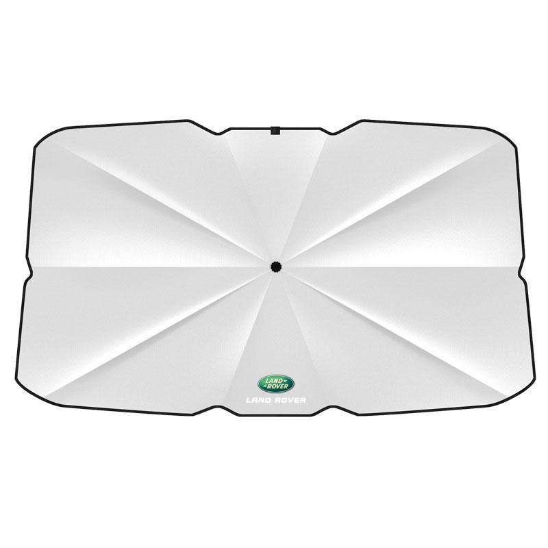 

Автомобильный солнцезащитный зонт на лобовое стекло, складной передний зонт-парасоль, солнцезащитный козырек типа зонта для Land Rover Range Rover Defender Freelander Discovery 3 Evoque Rover серебряный