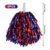 2pcs Cheerleading Pom Poms Durable Cheer Pompom Cheering Hand Flowers for Adults Team Spirit Sports Game Dancing Party