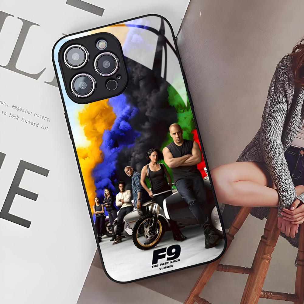 Fast Furious Phone Case for Iphone 17 Air 16 15 14 12 11 13 Pro Max Mini Se Puls Glass Cover