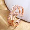 925 Sterling Silver Ring Open Adjustable Silver/Gold Ring Fashion Exquisite Student Girlfriend Jewelry Accessories Wedding Party