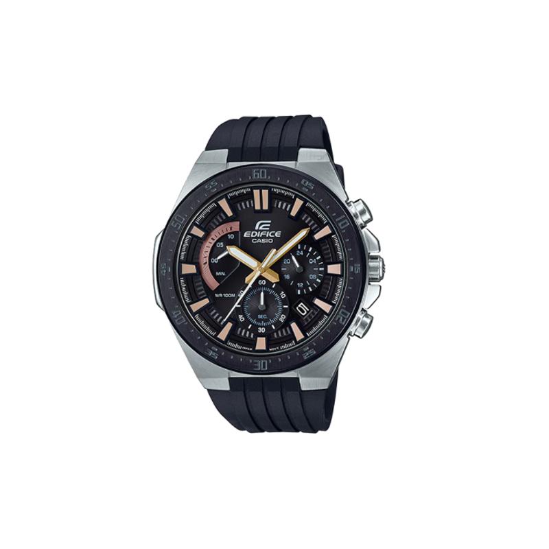 

Casio CASIOEDIFICE Series Classic Simple Casual Stainless Steel Fashion Quartz Movement Resin Strap Japanese and Korean Watch Men s EFR-563PB-1AV чёрный