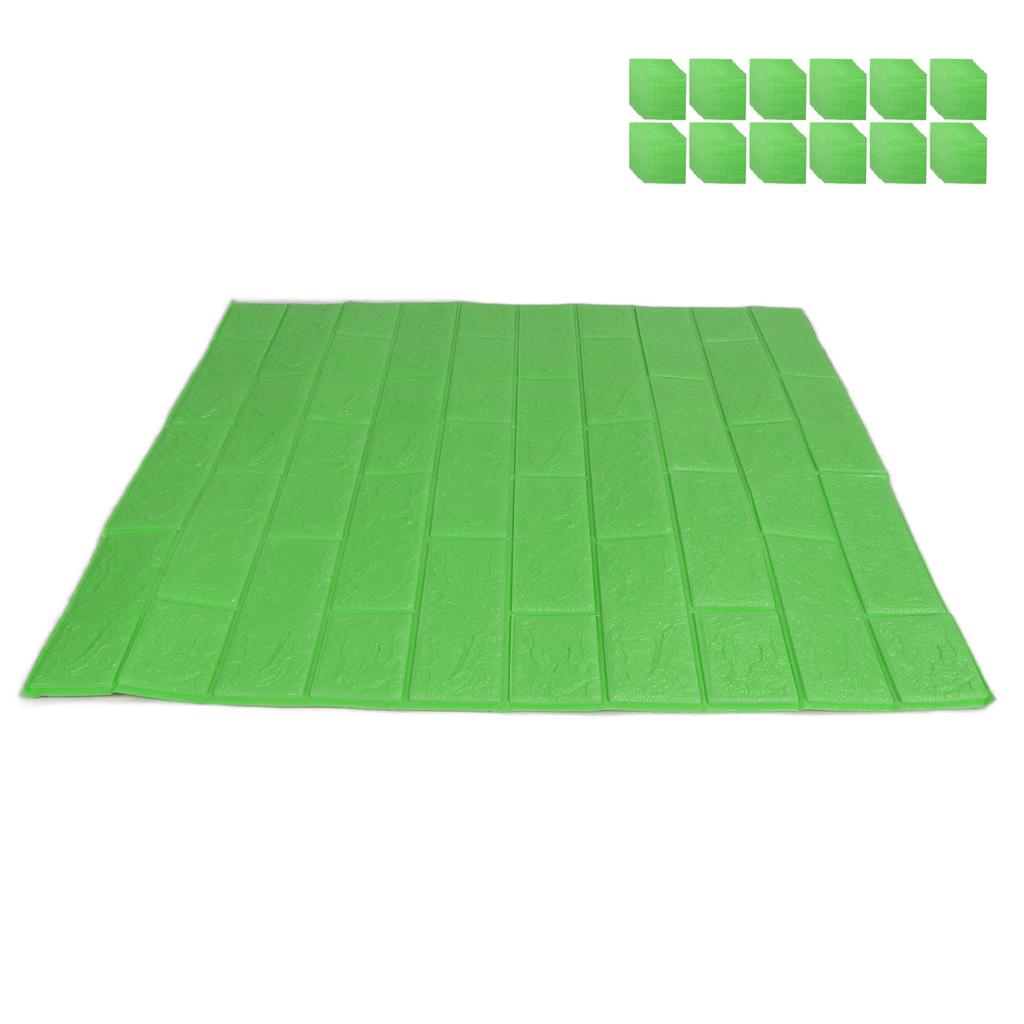 3D Brick Wall Sticker Anti Collision Three Dimensional Self Adhesive Wall Sticker WallpaperStone
