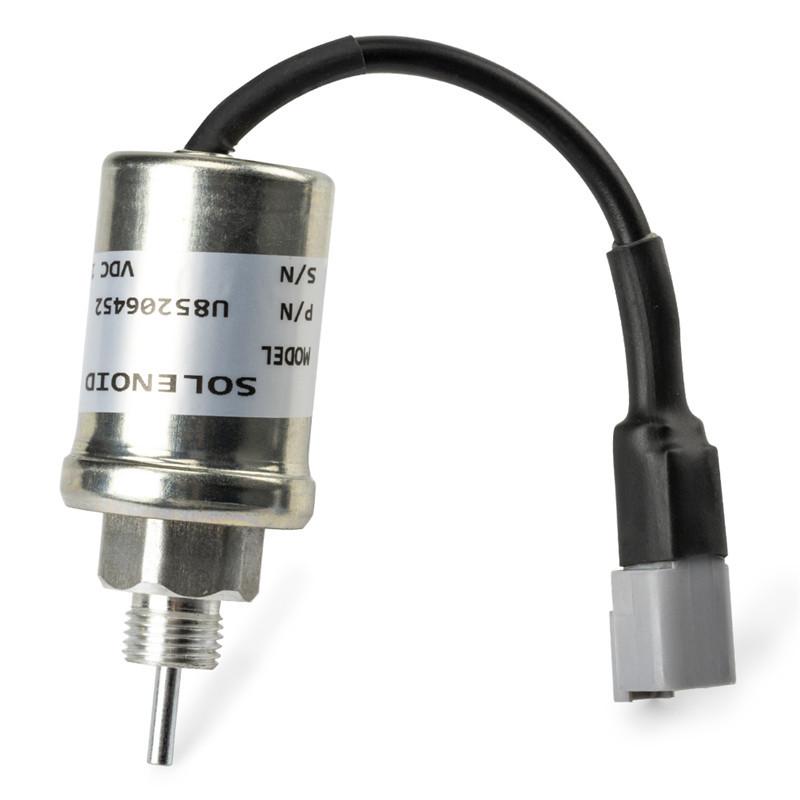 OEM # 185206452 U85206452 185206450 New Fuel Shut Off Solenoid 12V For Perk HL40-15 HR404C-22T 402D 403D 404D 404C 40