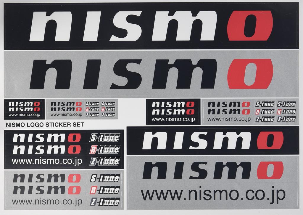 Nismo Logo Sticker Set (A4 Size) 99992-RN237