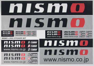 Sada nálepiek s logom Nismo (Veľkosť A4) 99992-RN237