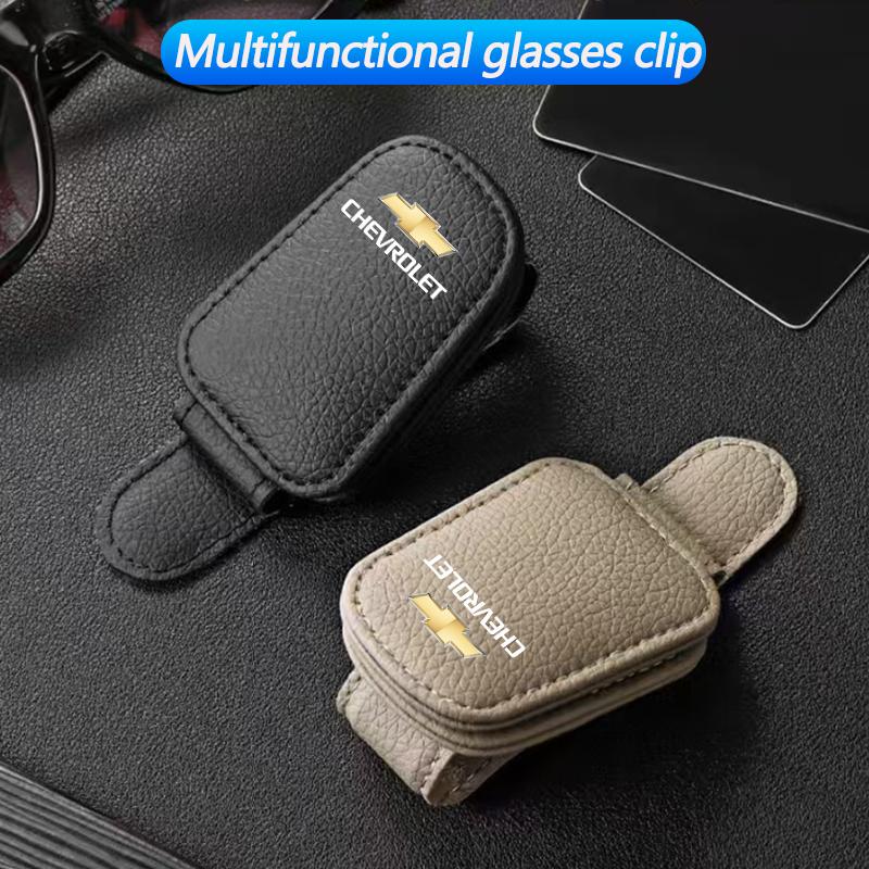 Car Interior Sun Visor Eyeglasses Holder Sunglasses Clip For Chevrolet Matiz Onix Camaro Captiva Spark Tracker Epica Optra Kalos