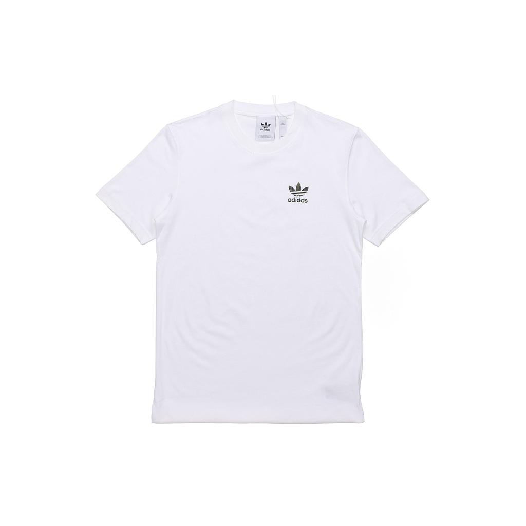 Adidas Originals Trefoil Solid Logo Short Sleeve T-Shirt Men Tops White FM3355