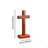 Wooden Cross Catholic Crucifix Easter,3D Carving,Decoration,Spiritual Religious Christians for