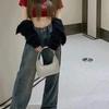 New Vintage Streetwear Baggy Y2K Jeans Donna 2000s Retro Pantaloni in denim a vita alta Senso della moda femminile Pantaloni a gamba dritta casual