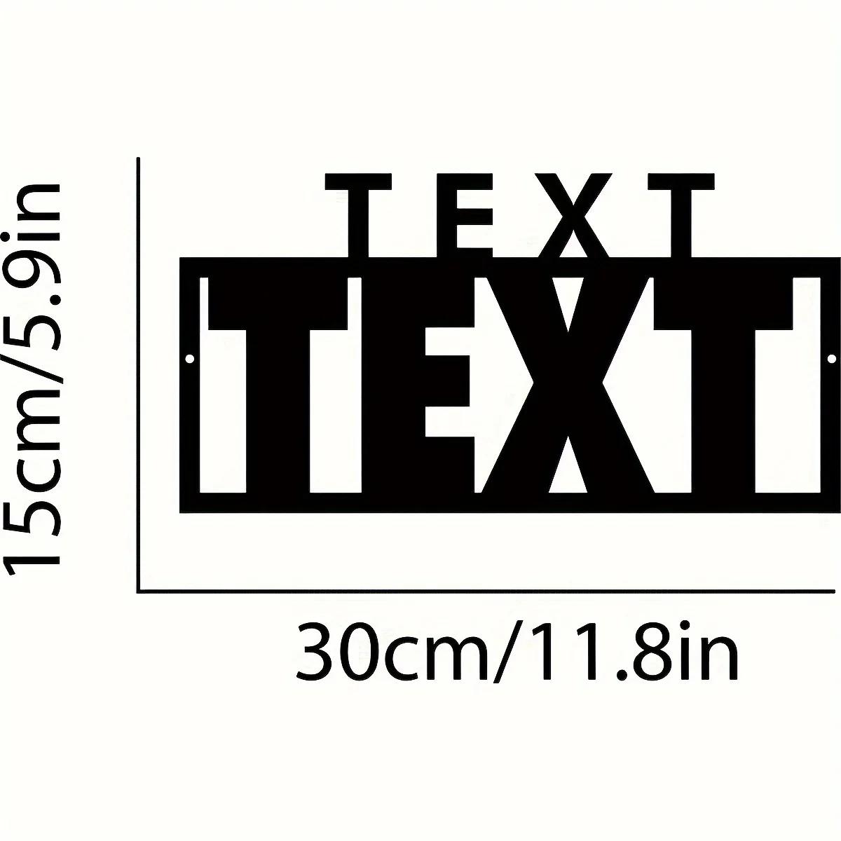 Custom Metal Sign Personalized Address Plaque Door Street Number Housewarming Gift