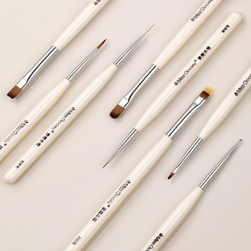 Nails Art Liner Brush Elongated Lines Drawing Painting Nail Design Pen Uv Gel 3D Carving Brush Professional Manicure Salon Tool