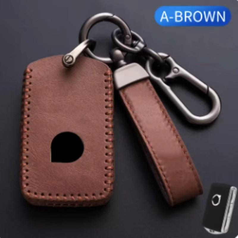 Fashion Oli Leather Car Key Case Cover for Volvo S60 S90 XC40 XC60 XC90 V60 V90 T6 T8 Auto Key Shell Protection Accessories