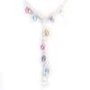 Les Trésors De Lily [G1770] - Silver Necklace 'Folies' Tutti Frutti