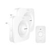 Elro DB3000 Wireless Doorbell - 2x Plug-in Receiver - 64 Melodies - Wireless Range : 300m - White