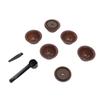 Reusable Capsule Kit For Nestle Vertuoline Coffee Machine with 5pcs Empty Refillable Pods 2pcs