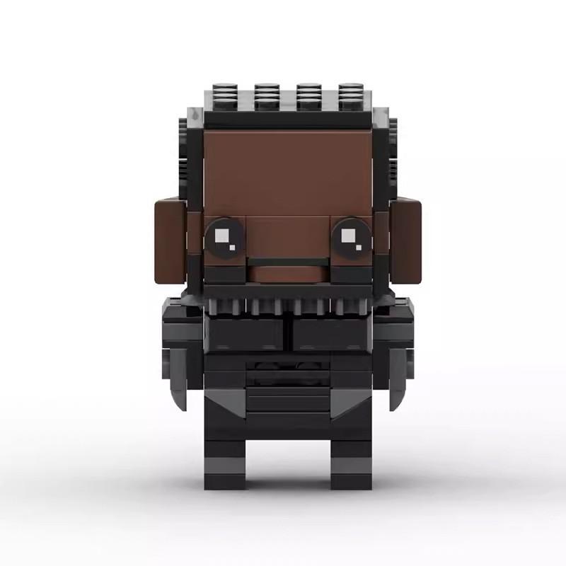 Building Block Compatible, Avengers Avengers Black Panther Marvel Square Head Boy Compatible Assembling Living Room