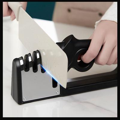 4 In 1 Kitchen Sharpener Household Quick Sharpener Handheld Kitchen Knives Sharpeners Multifunctional Sharpening Tool