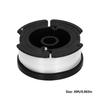 Trimmer Spool Line HeavyDuty Line String Replacement Cutter Accessories 30ft/0.065in