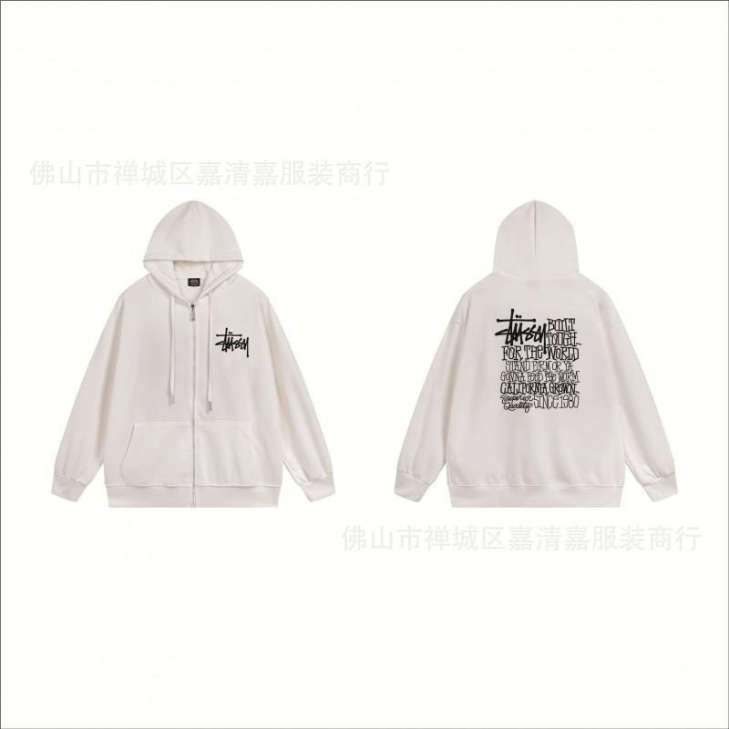 Mens Oversized Zip-Up Hooded Sweatshirt Casual Streetwear Cotton Pullover Fall