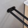 Bathroom Towel Rack Stainless Steel Holder Wall Black Double Towel Rack Hand Bar Towel Hanger Ladder Holder Bathroom Accessories