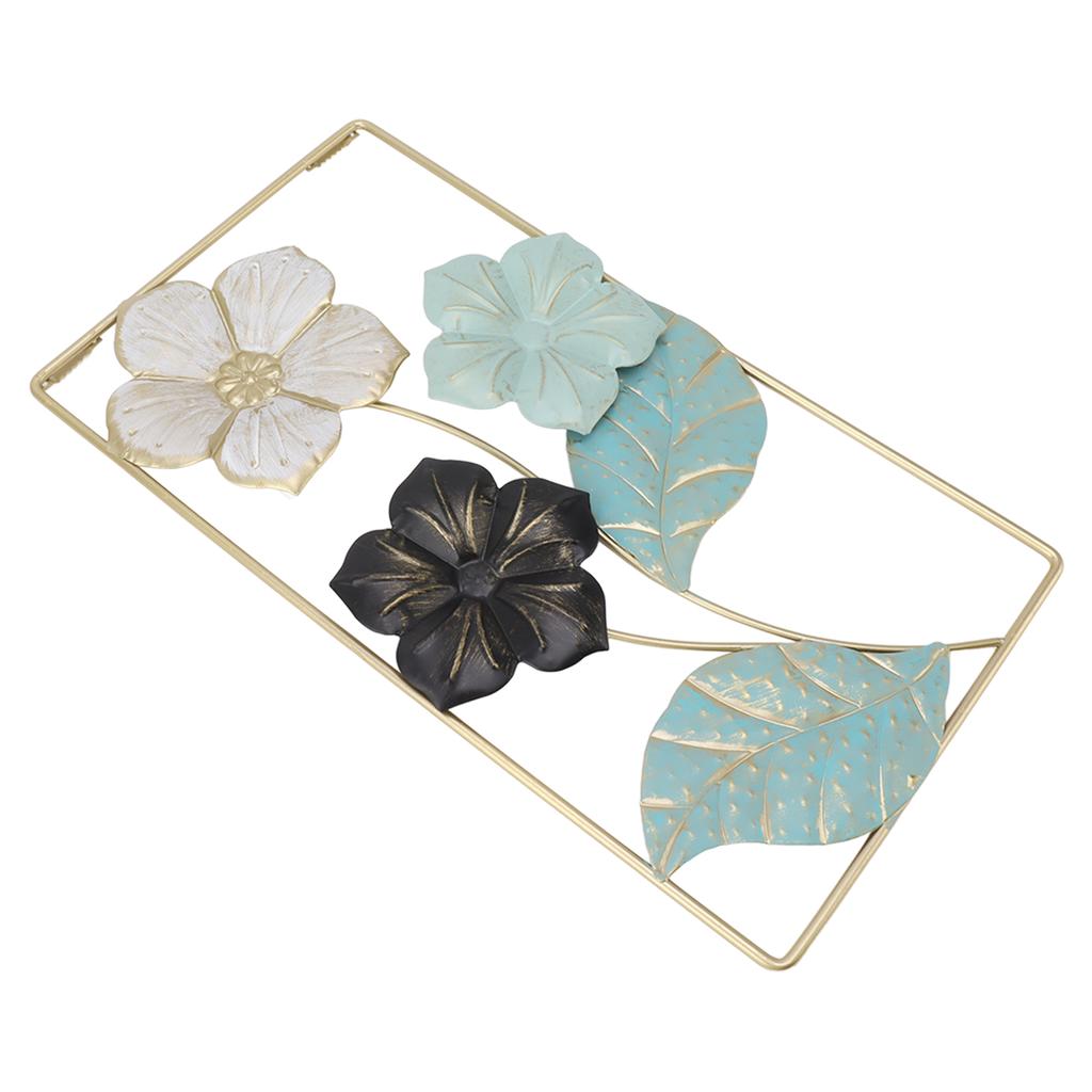 Wall Decoration TV Background Wall Pendant Wall Mounted Nordic Style Metal Flower Decor for Living