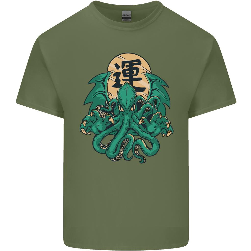 Cthulhu Monster Kraken Unisexs Light Cotton TShirt