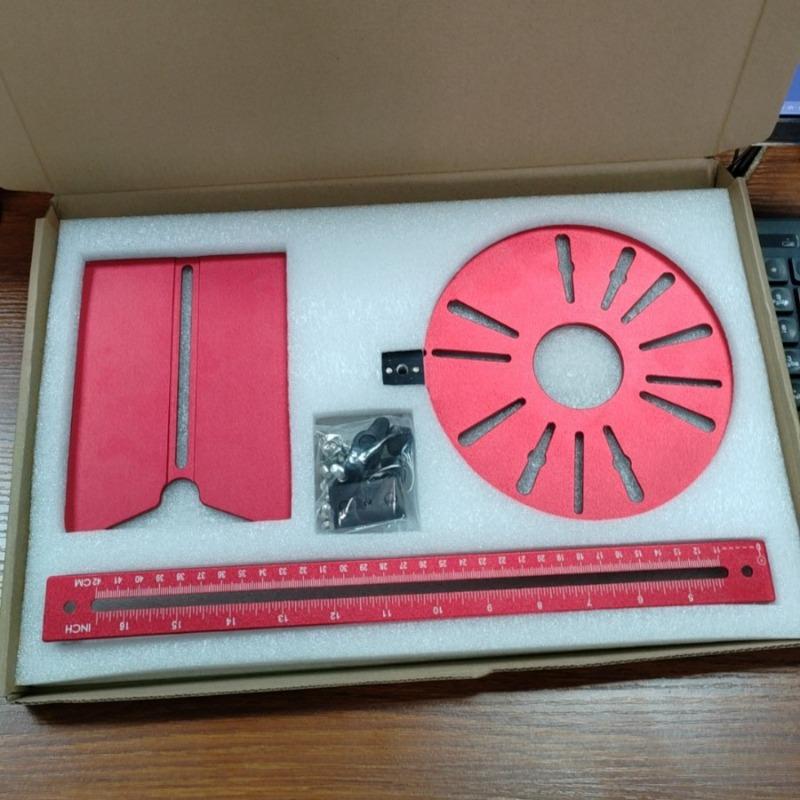 1PC Woodworking Edge Trimming Machine Engraving Machine Universal Edge Trimming Machine Bracket Auxiliary Round Opening Artifact