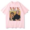 Rock Band Backstreet Boys Nick Carter Print Tshirt Male Vintage T Shirts Mens Cotton Tees Men Womens Hip Hop Oversized Tshirt