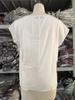 European & American 2025 New Style Women's Short Sleeve Round Neck Striped Tie-Up T-shirt
