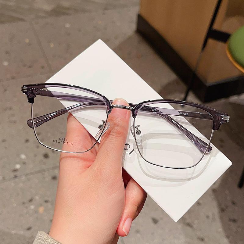 Модная и красивая мужская деловая оправа для очков в стиле ретро для бровей может быть — фото 6