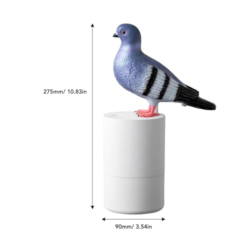 Automatic Foaming Soap Dispenser, Cute Pigeon Shape Touchless Induction Soap Dispenser with Refillable Function, Perfect Gift for Kitchen Bathroom Hal