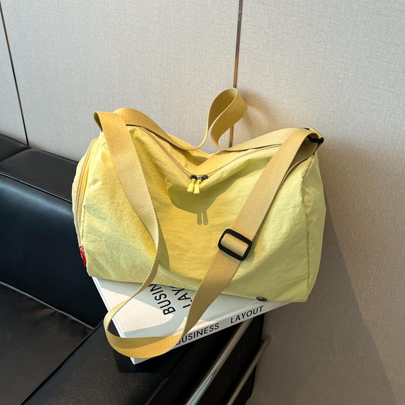 Large capacity canvas tote bag women's casual light messenger bag sports backpack versatile commuter shoulder bag women