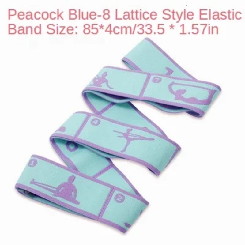 

Многофункциональный вспомогательный растягивающийся пояс для танцев и йоги для взрослых, эластичные ленты для латинских тренировок, резинки для начинающих, пилатеса, йоги синий