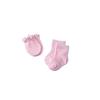 Newborn Anti Scratch Cotton Soft Baby Socks Gloves Sets Solid Color Boys Girls Mittens Suits 2 pair