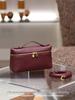 2025 Women's Genuine Leather Crossbody & Clutch Bag - LP19 Top Layer Cowhide Lunch Box Design