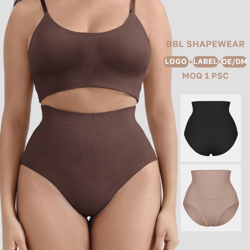 Women High Waisted Seamless Tummy Control Butt Lifting Body Shaping Briefs