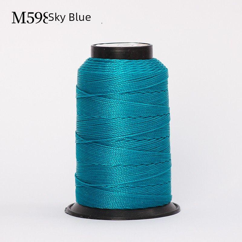 

Сделай сам Браслет из плетеной веревки Моранди Аксессуары Вощеная нить Sky Blue(12 shares/M598)