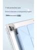 Samsung Galaxy Tab S9 Protective Case: 3+Y Fold, Transparent Acrylic, Full Coverage