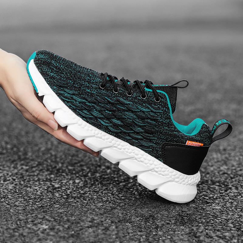 

Летние спортивные мужские баскетбольные кроссовки с толстой подошвой, противоскользящие, новые спортивные, дышащие, модные, повседневные, для бега, для тренировок, для мужчин 44 синий