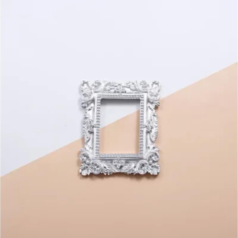 Golden Retro Photo Frame Nail Art Jewelry Decoration Home Decoration Photography Background Shooting Photo Props Picture Frame