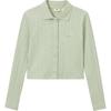 Levis Slim Fit Minimalist Fashion Long Sleeve T-Shirt Women Tops Avocado-Green 0018P-0001