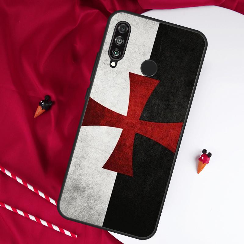 Knights Templar For Huawei Nova 11 Pro 9 10 SE Y60 Y70 Y90 Y61 Y91 Y73 Y72 12i 11i 8i P20 P30 P40 Lite Case