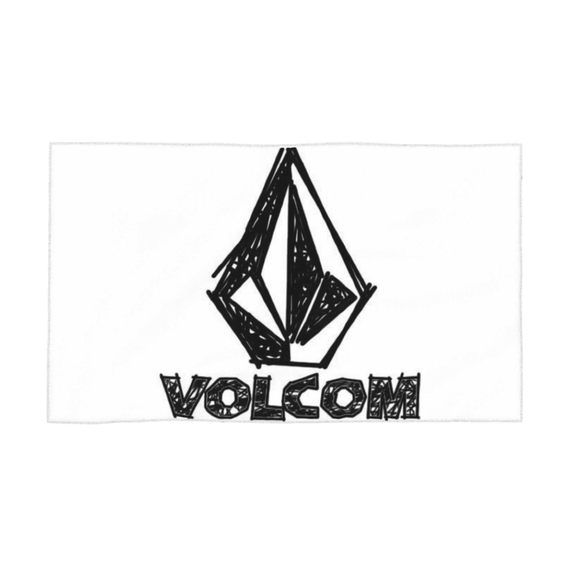 

V-Volcom Logo Soft Face Towel Quick Dry Pool Bath Cotton Towels Absorbent W30*H60(CM)