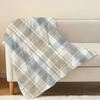 Plaid Flannel Fleece Blanket No Shedding Soft Warm Throw, Cozy Home Blanket for Couch, Bed, Halloween & Christmas, Movie Night Use